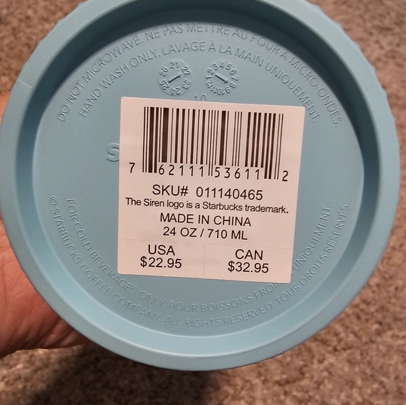 BNWT STARBUCKS VENTI OMBRE STUDDED TUMBLER - Picture 7 of 7